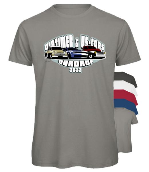 T-Shirt mit Motiv von Oldtimer / US-Cars Ohrdruf 21Ver2